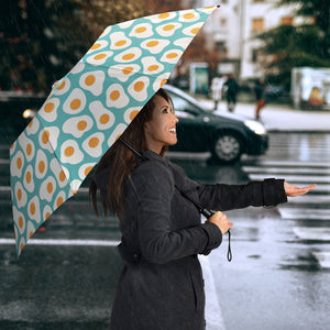 Fried Eggs Pattern Print Design 04 Umbrella