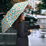 Fried Eggs Pattern Print Design 04 Umbrella