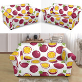 Passion Fruit Design Pattern Loveseat Couch Slipcover