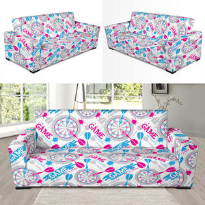 Darts Pattern Print Design 01 Sofa Slipcover