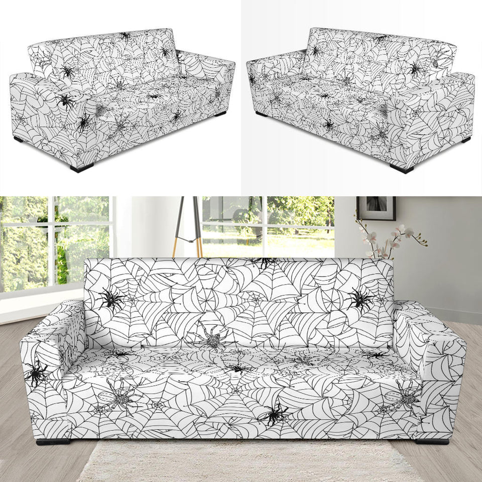 Spider Web Cobweb Pattern Sofa Slipcover