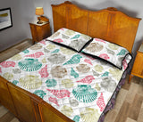 Colorful shell pattern Quilt Bed Set