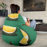 Durian Pattern Green Background Bean Bag Cover