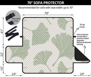 Ginkgo leaves pattern Sofa Cover Protector