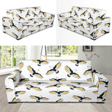 Eagle Pattern Print Design 03 Sofa Slipcover