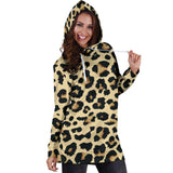 Leopard Print Design Pattern Women'S Hoodie Dress