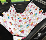 Cake Cupcake Design Pattern Dog Car Seat Covers