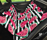 Watercolor Paint Textured Watermelon Pieces Dog Car Seat Covers