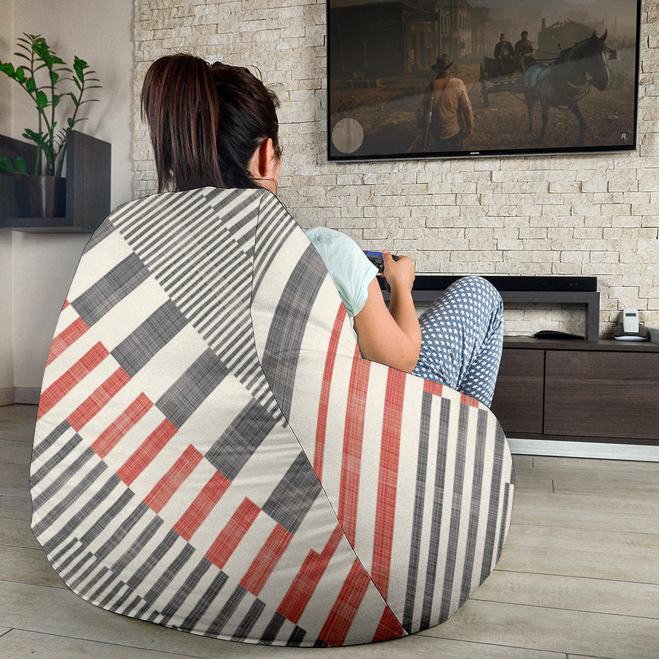 Zigzag Chevron Striped Pattern Bean Bag Cover