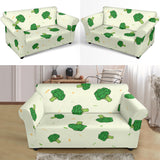 Broccoli Pattern Loveseat Couch Slipcover