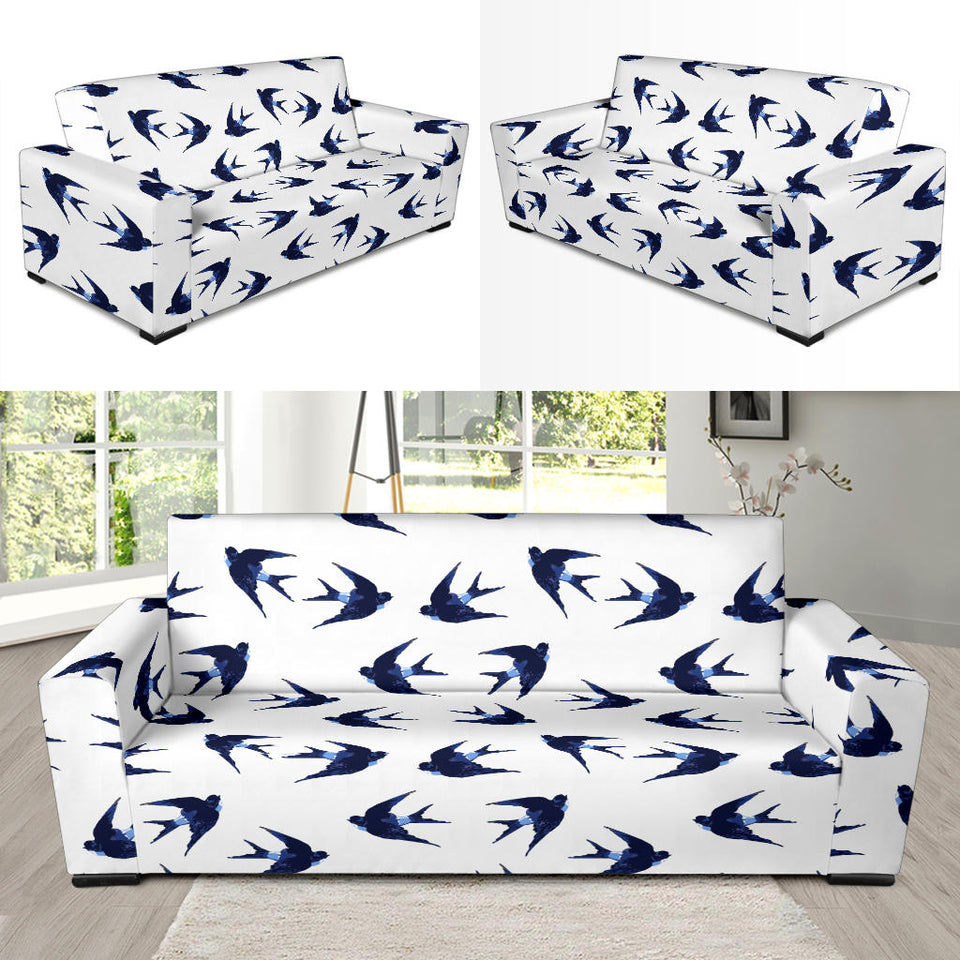 Swallow Pattern Print Design 03  Sofa Slipcover