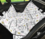 Siberian Husky Design Pattern Dog Car Seat Covers
