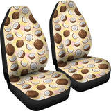 Coconut Pattern Print Design 05 Universal Fit Car Seat Covers
