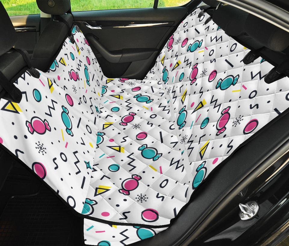 Candy Design Pattern Dog Car Seat Covers