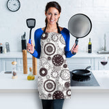 Classic Vintage Clock Pattern Adjustable Apron