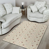 Jack Russel Pattern Print Design 02 Area Rug