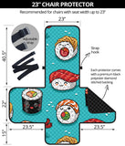 Cute sushi pattern Chair Cover Protector