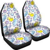 Duck Toy Pattern Print Design 01 Universal Fit Car Seat Covers