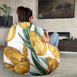 Yellow Tulips Pattern Bean Bag Cover