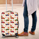 Corgi Christmas Pattern Luggage Covers