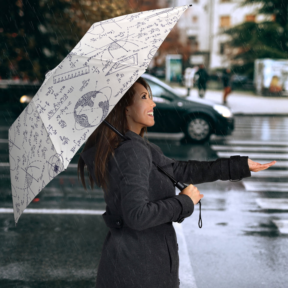 Math Pattern Print Design 03 Umbrella