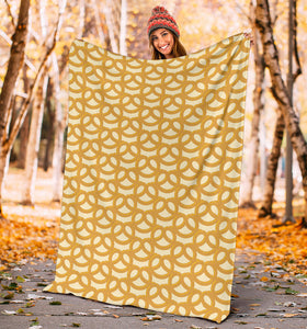 Pretzels Pattern Print Design 01 Premium Blanket
