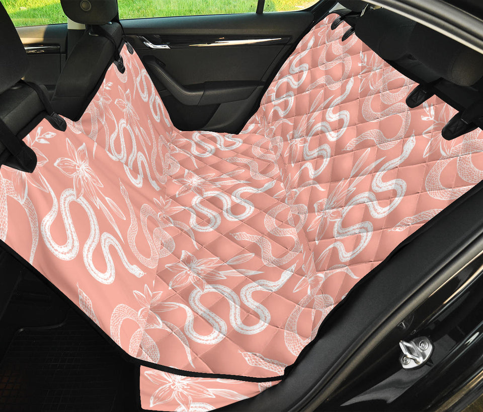 Snake Lilies Flower Pattern Dog Car Seat Covers