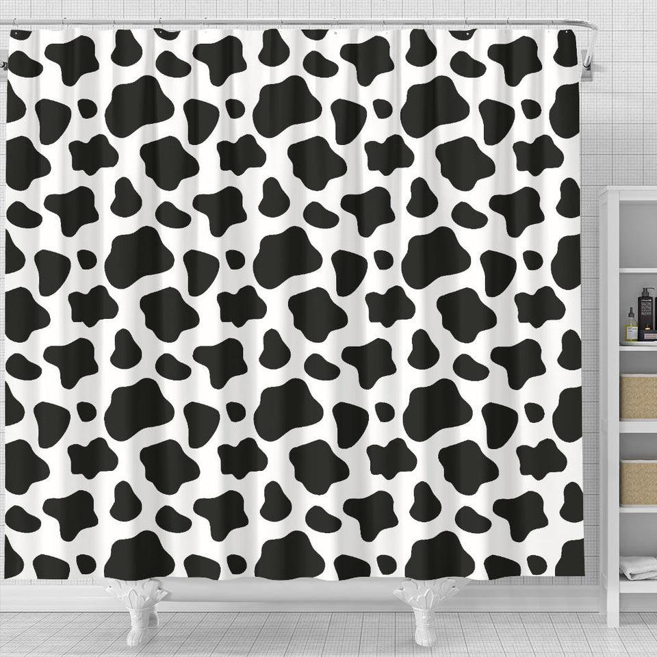 Cow Skin Pattern Shower Curtain Fulfilled In US