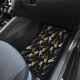 Saxophone Design Pattern Front Car Mats