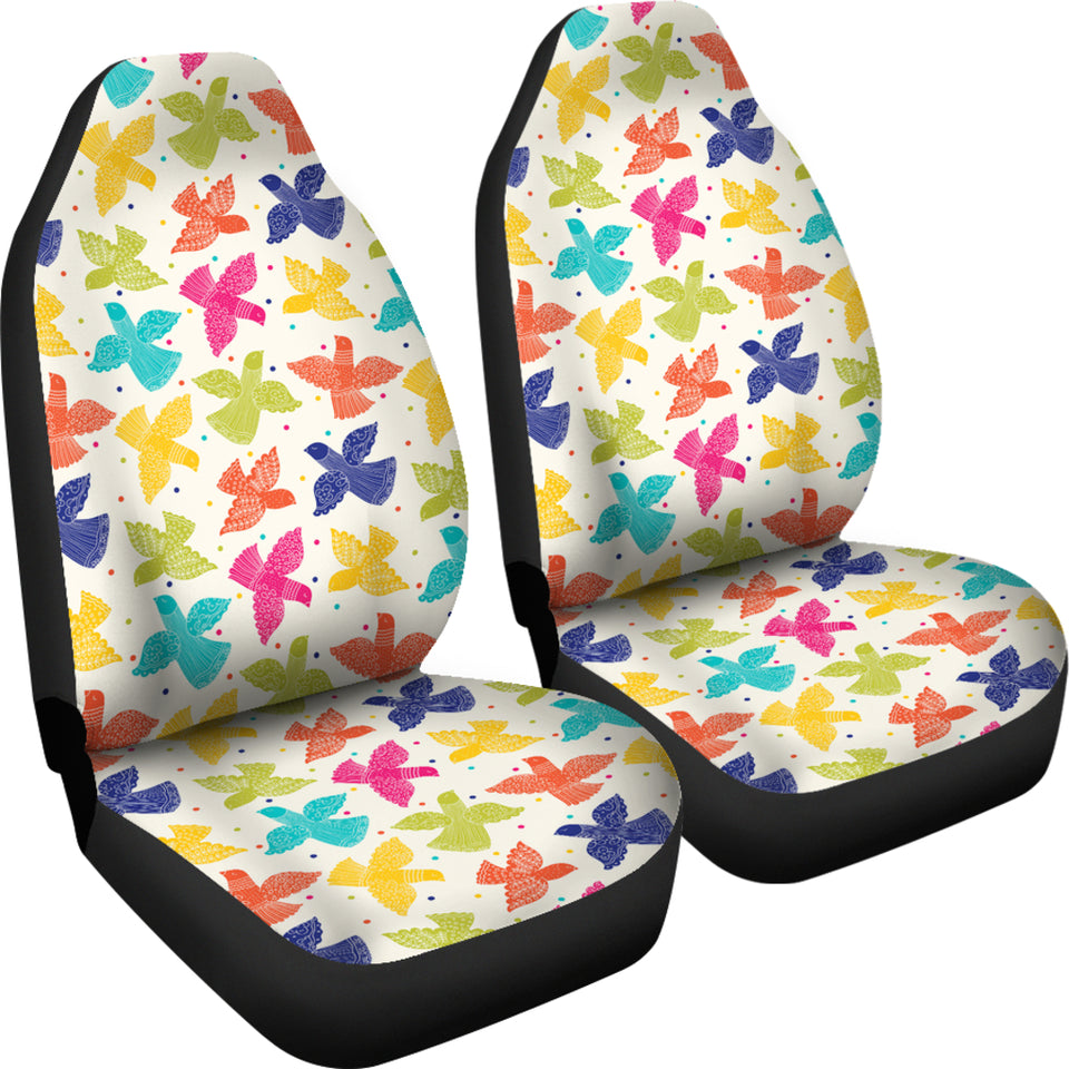 Pigeon Pattern Print Design 01 Universal Fit Car Seat Covers