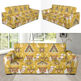 Camels Ethnic Motif Pattern Sofa Slipcover