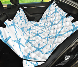 Watercolor Starfish Pattern Dog Car Seat Covers