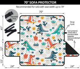 Cute Crocodile Pattern Sofa Cover Protector