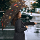 Coffee Bean Leave Pattern Umbrella