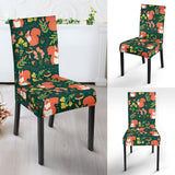 Squirrel Pattern Print Design 03 Dining Chair Slipcover