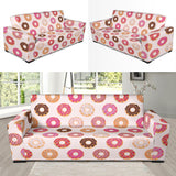 Colorful Donut Pattern Sofa Slipcover