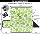 Lime design pattern Sofa Cover Protector