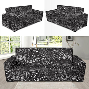 Handwritten Cheese Pattern Sofa Slipcover
