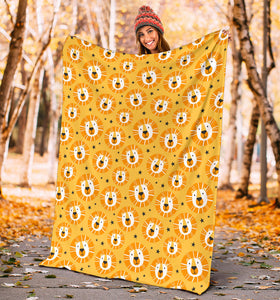 Lion Pattern Print Design 03 Premium Blanket