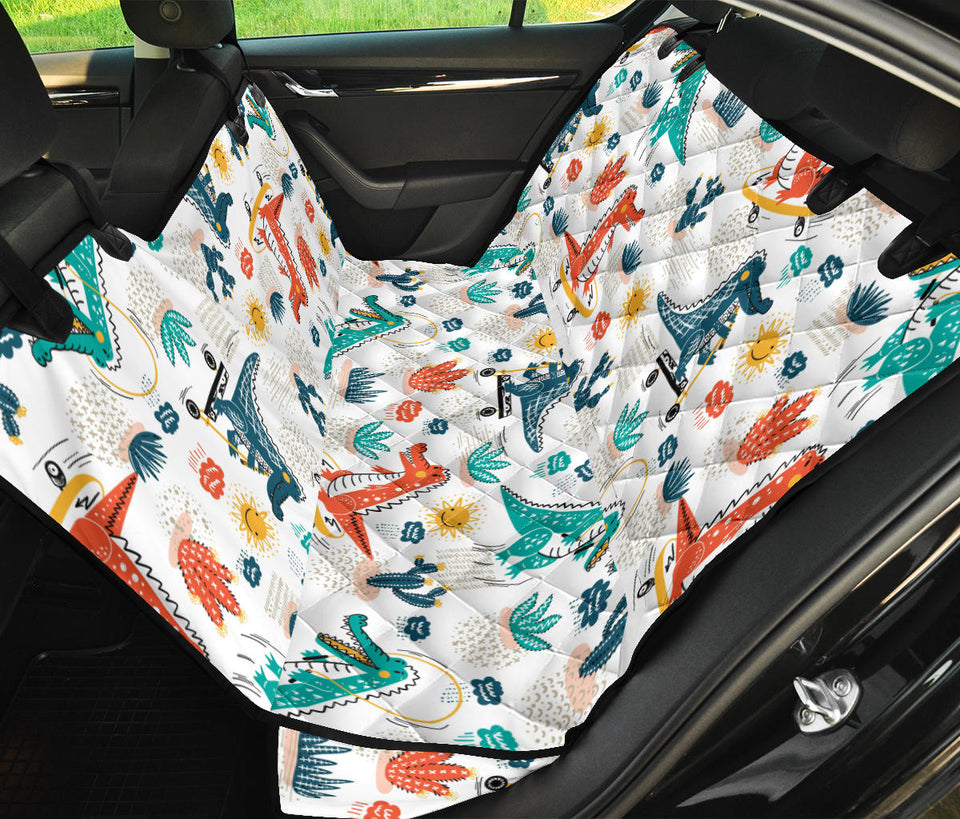 Cute Crocodile Pattern Dog Car Seat Covers