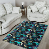 Dragon Sea Wave Pattern Area Rug