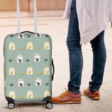 Cute Hamster Cheese Pattern Luggage Covers