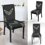 Hand Drawn Boomerang Australian Aboriginal Ornament Dining Chair Slipcover