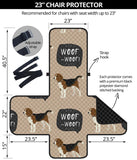 Beagle pattern Chair Cover Protector