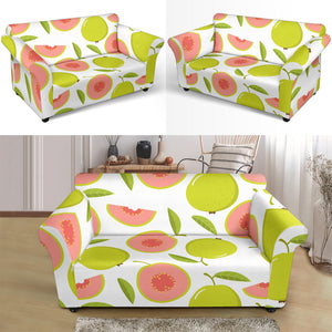 Guava Pattern Loveseat Couch Slipcover