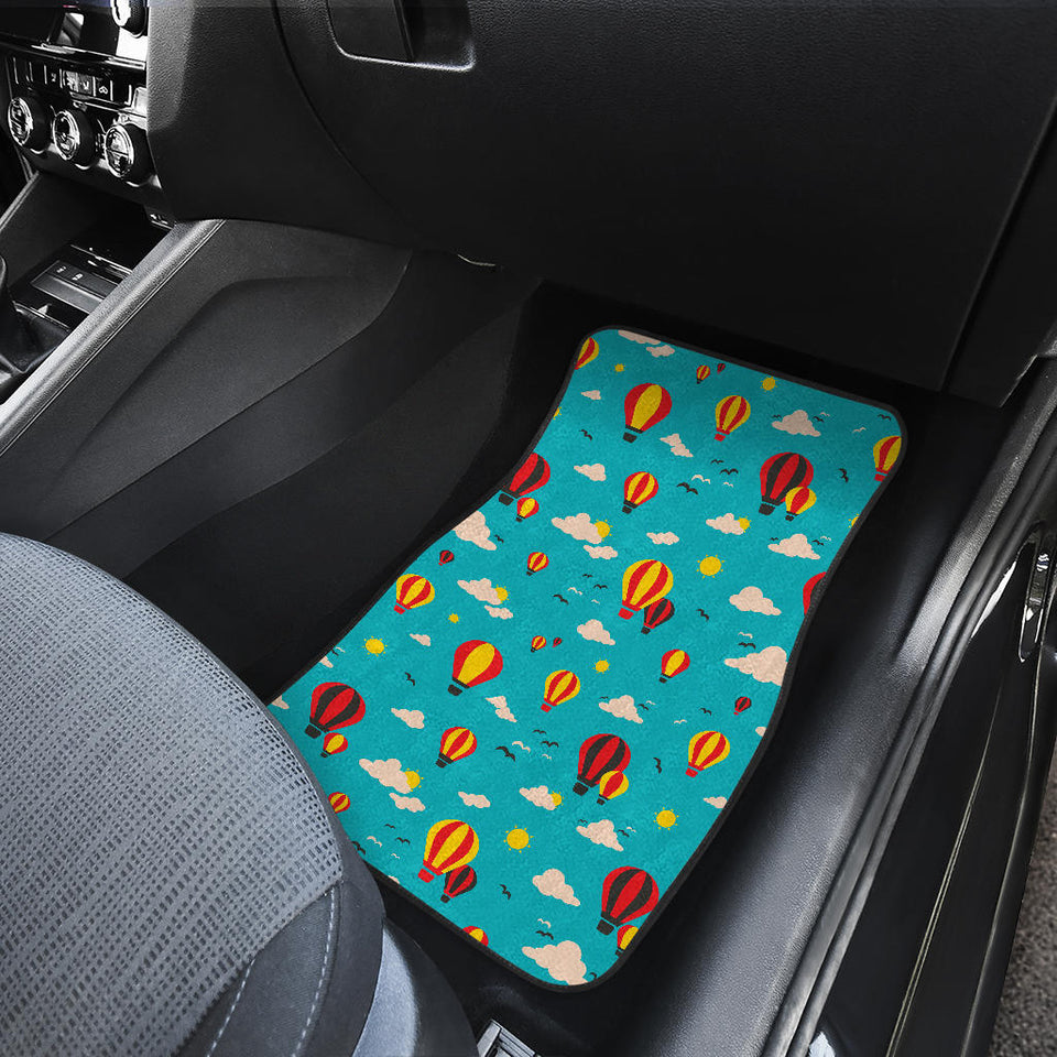 Hot Air Balloon Sky Pattern Front Car Mats