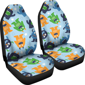 Alien Pattern Print Design 04 Universal Fit Car Seat Covers