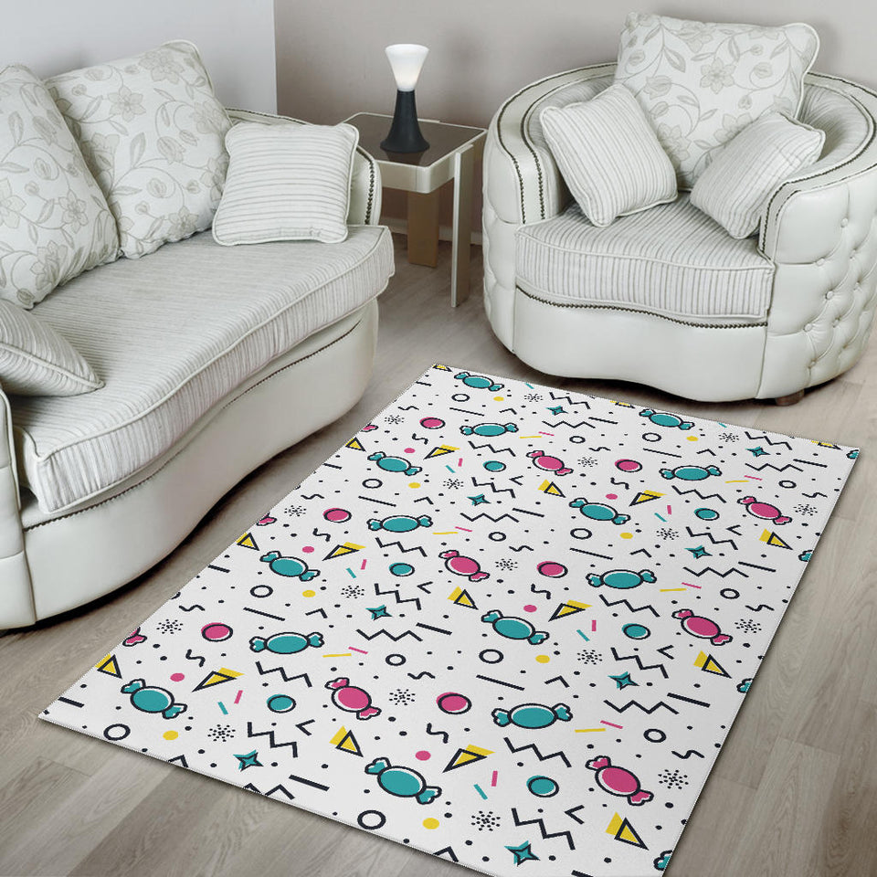 Candy Design Pattern Area Rug
