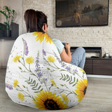 Beautiful Sunflowers Pattern Bean Bag Cover