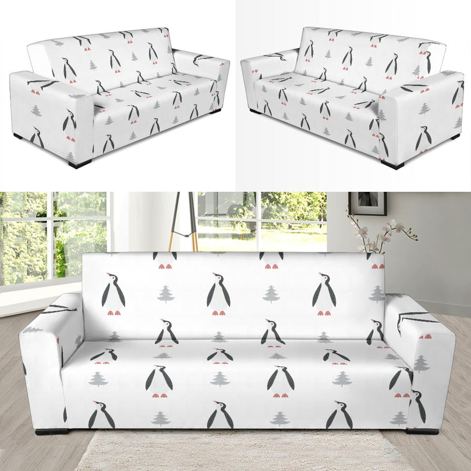 Penguin Pattern Sofa Slipcover